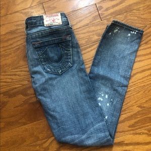 Distressed True Religion Jeans Brianna